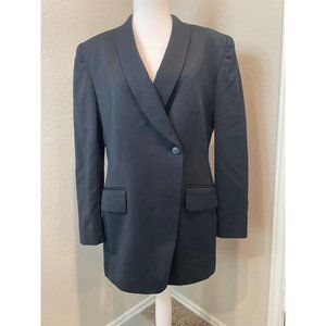 Jones New York Navy Single Button Fully Lined Blazer